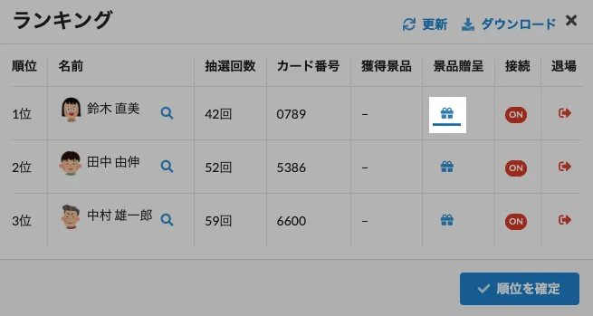 通常表示（URLやブックマーク、アイコンなどが参加者に見えてしまう）